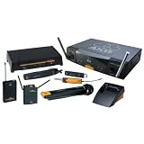 AKG Dual-Channel UHF Wireless System With Headset Microphone - 734.6-736.9MHz