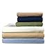 Seraglio Flannel Fitted Sheet Queen 100% Cotton 1 Fitted Sheet Only (White, Queen)