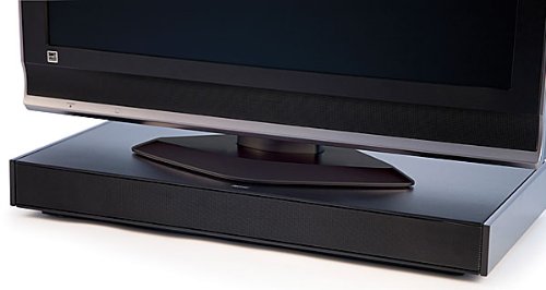 ZVOX Z-Base 550 Powered single-speaker sound system and platform for flat-panel TVs