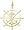 Ship Wheel, Gold Plated Silver Charm by Rembrandt Charms