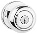 Kwikset 400CV 26 6AL RCS Cove Keyed Entry Knob, Polished Chrome