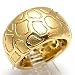 Robert Coin Giraffe Motif Wide Band Cocktail Ring Solid 18k Gold