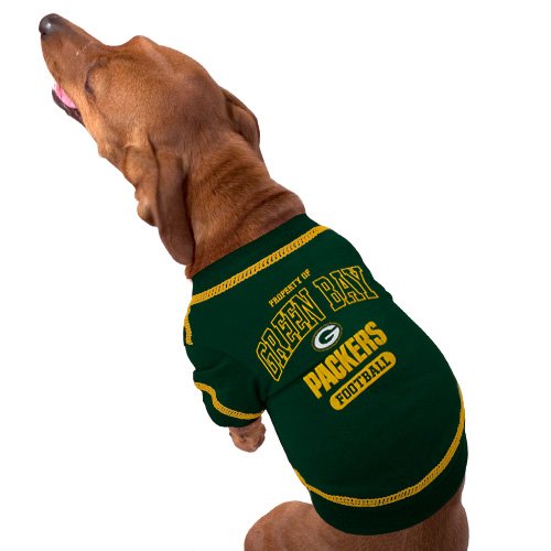 Green Bay Packers Green Property Of Dog T-Shirt (X-Small)