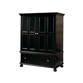 Terrace Armoire - Rubbed Black
