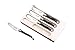 Laguiole by FlyingColors Butter Spreaders Knife Set Cheese Knife Set Stainless Steel Black Color Handle 4 Pieces