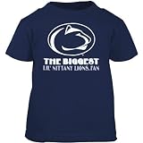 Penn State Nittany Lions Navy Blue Toddler Biggest Little Fan T-shirt