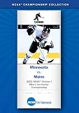 2002 NCAA(r) Division I Men's Ice Hockey Championship - Minnesota vs. Maine