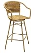 Nassau Swivel All-weather Wicker Bar Stool