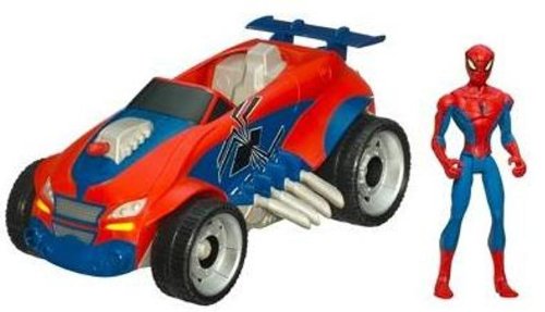 Spiderman Animated Vehicles with Figure - Spiderman Crime Cruiser