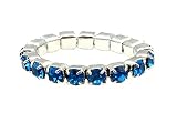 Toe Ring - T11 - Crystal Band ~ Sapphire