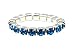  : Toe Ring - T11 - Crystal Band ~ Sapphire