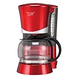 Continental Metallic 4 Cup Coffee Maker - Metallic Red