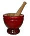 Thai Mortar Pestle Grinding Cookware Thai Food Menu Recipe Kitchen Tool Product of Thailand