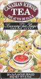 Counter Box of 30 Foil Wrapped Canadian Ice Wine Blend Ceylon Black Tea Bags