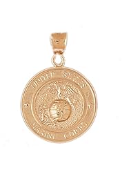 CleverEves 14K Gold Pendant Military Inspired 11.3 - Gram(s)