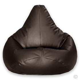 Hi-BagZ� Gaming Beanbag Faux Leather BROWN Bean Bag Chair