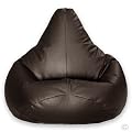 Hi-BagZ� Gaming Beanbag Faux Leather BROWN Bean Bag Chair