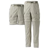 Columbia Sportswear Men's Titanium Omni-Dry Silver Ridge Convertible Pant - F'08 (Fossil) - S - 32 in. inseam