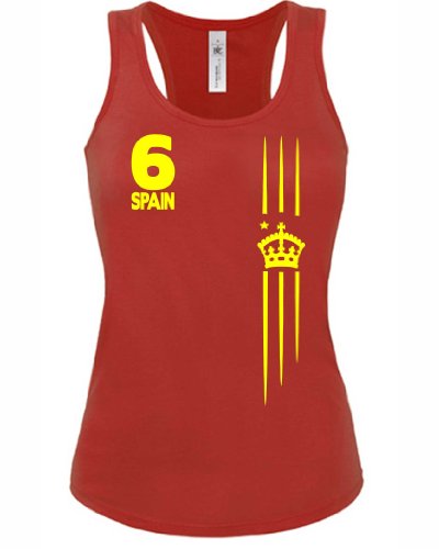 FUSSBALL EM 2016 – SPANIEN FANSHIRT 3211(TT-F-R) Gr. S