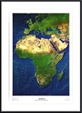 Africa From Space, Framed Art Print
