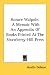 Horace Walpole: A Memoir with an Appendix of Books Printed at the Strawberry-Hill Press