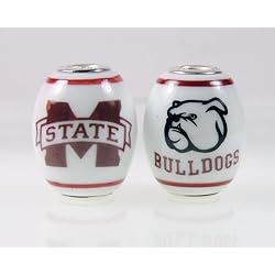 Mississippi State Bulldogs Large Glass Bead Fits Most Pandora Style Bracelets