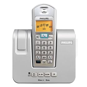 Philips 5151 Digital Cordless Telephone With Answering Machine - Silver