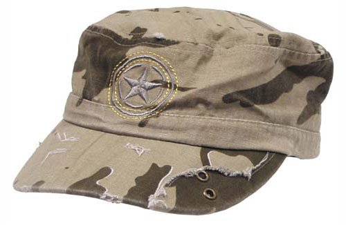 Lässige PT Army Cap COMBO sandcamo-vintage