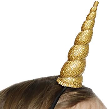 Unicorn Horn Headband (Sparkle Gold)