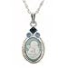  : WONDERER THINKER ANGEL CAMEO NECKLACE