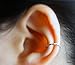 107) No Piercing Cartilage Hoop Twisted Wire Ear Cuff- Sterling Silver