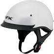 AFX Solid Adult FX-72 Open Face Motorcycle Helmet - Pearl White