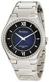Armitron Men's 204469DBSV Swarovski Crystal Stainless Steel Bracelet Watch