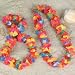 12 Bright Ruffle Flower Leis