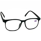 1.25X Reading Eye Glasses Magnifier Half Frame Black