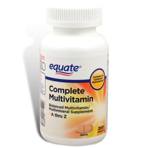 Equate Complete Multivitamin Multimineral, 200 Tablets Online