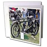 Lee Hiller Photography Motorcycles - 1916 BSA Model-K Motorcycle - Greeting Cards-12 Greeting Cards with envelopes