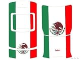 MEXICAN FLAG MEXICO DESIGN CELLET SKIN CELL PHONE COVER PROTECTOR DESIGN STICKER (With Screen Protector) for MOTOROLA V3, V3m RAZR