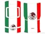 MEXICAN FLAG MEXICO DESIGN CELLET SKIN CELL PHONE COVER PROTECTOR DESIGN STICKER (With Screen Protector) for MOTOROLA V3, V3m RAZR