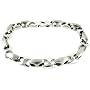 Stainless Steel Marine Link Mens Bracelet 9 Inch