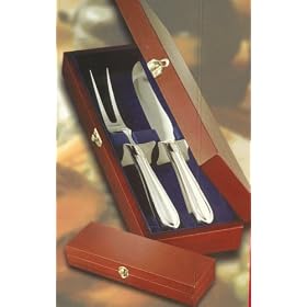 Hampton Signature, 2 Piece Carving Set W storage Chest by Hampton Signature