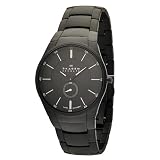 Skagen Men's 924XLBXB Black Label Black Bracelet, Black Dial Watch