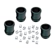 Dice Cups - Set of 4 Professional Grade Plastic with 20 Dice & Instructions for Liar's Dice