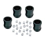 Dice Cups - Set of 4 Professional Grade Plastic with 20 Dice & Instructions for Liars Dice