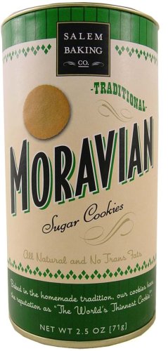 Moravian Sugar Cookies all natural, no trans fats traditional Eastern European Recipe 2.5... by Salem Baking Company