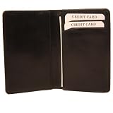 Pure Leather Credit Card Holder in Black