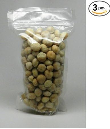 Macadamia Nuts (Raw) in Resealable Bags (3 X 1 Lbs)