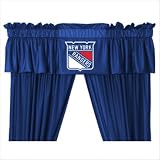 Bundle-70 New York Rangers Valance (Set of 2)