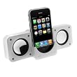New White Travel Size Folding Foldable Multimedia Stereo Speaker for Apple iPhone 3G 3GS, iPod,iTouch, iPod Touch, iPod (video), iPod nano, iPod Photo, iPod Mini, and iPod Shuffle, Microsoft Zune