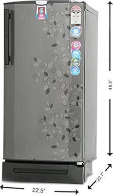 Godrej RD EdgePro 190PD 6.2 Direct-cool Single-door Refrigerator (190 Ltrs, 4 Star Rating, Carbon Leaf)